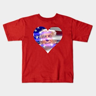 vote donald trump heart Kids T-Shirt